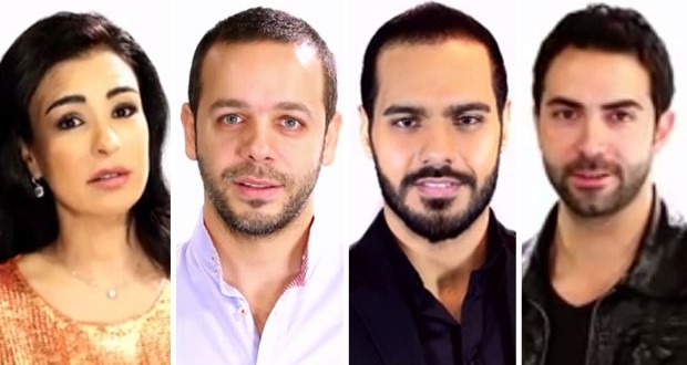 جوزيف عطية، ميشال فاضل، ماغي بو غصن، كارلوس عازار ومشاهير لبنان معاً من أجل لبنان واحد