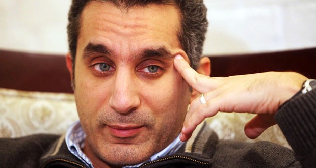 مظاهرات أمام مسرح راديو لمنع باسم يوسف من تصوير حلقته