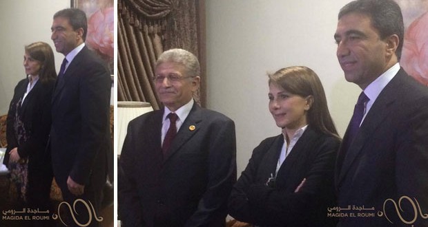 بالصور: إستقبال حار من القنصل اللبناني ومنظمي الحفل لـ ماجدة الرومي في الإسكندرية