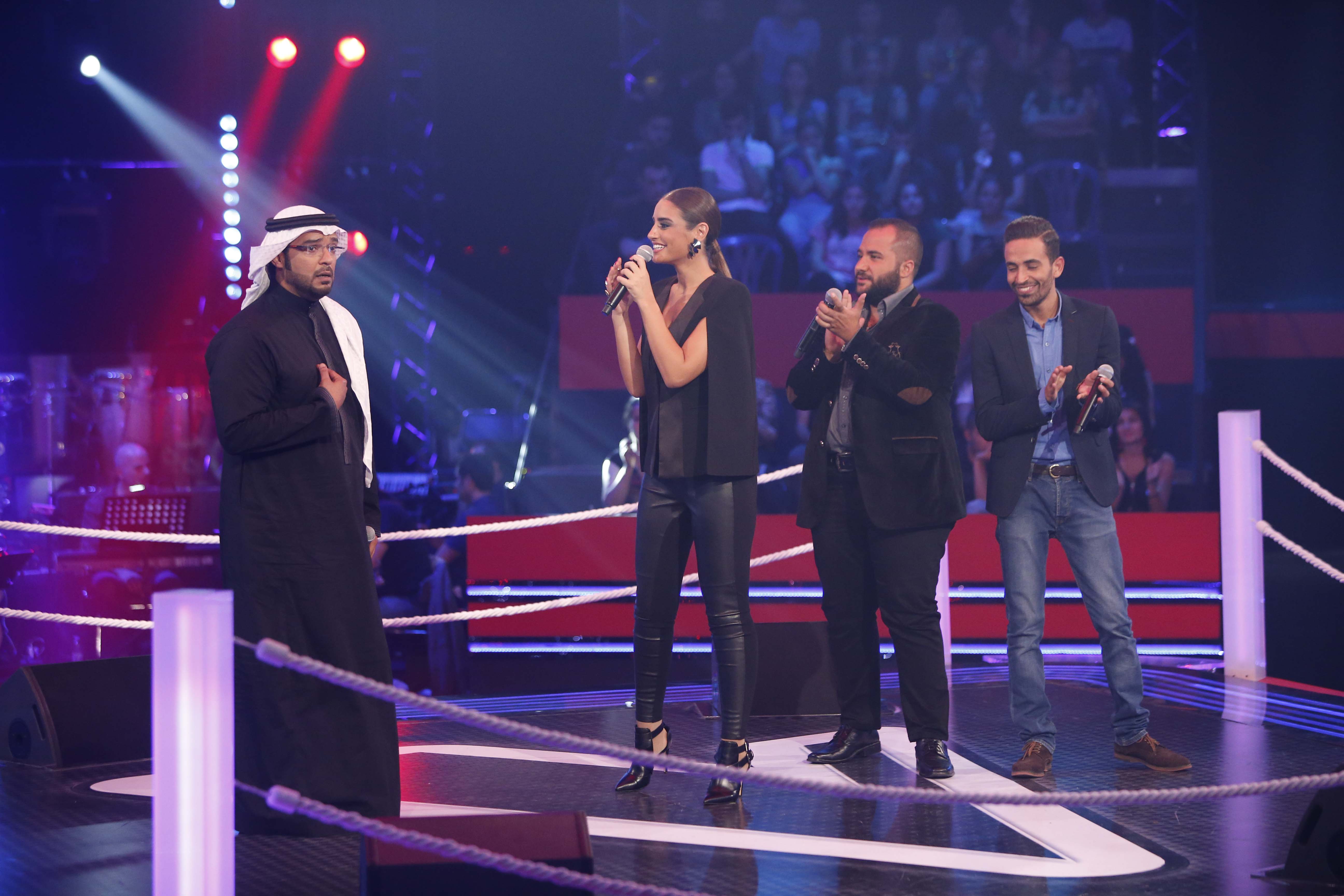 MBC1 & MBC MASR the Voice S3 - Battle 3 - Chirine's team - results moment - Abdelmajid, Ali & Mahmoud
