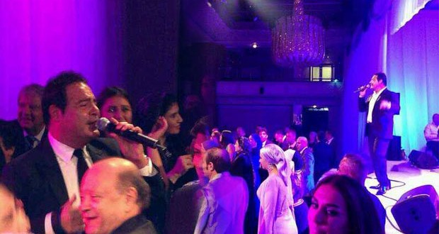 بالصور: عاصي الحلاني أحيا حفل زفاف ضخم في لندن، وقدّم أغنية مع سمير صفير