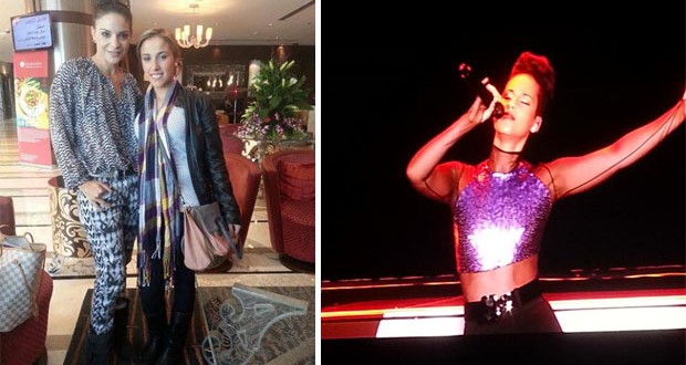 بالصور: هيلدا خليفة وليليا في دبي إلى حفل Alicia Keys وما مصير اليوميات؟
