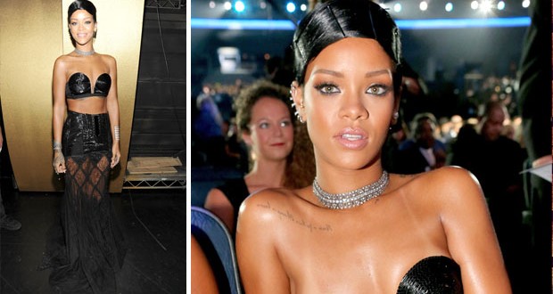 خاص بالصور: Rihanna تألّقت في الـ American Music Awards ووالدتها سلّمتها الجائزة