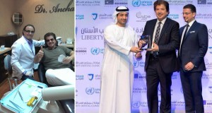بالصور: وليد توفيق تكريم في دبي … وأنشاصي سمايل في العيادة الدولية