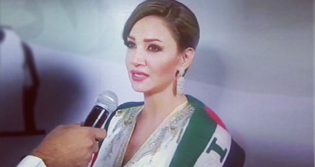 بالصورة: ديانا حداد تألقّت في حفل عيد الإمارات الوطني وهذه الهدية التي تلقّتها