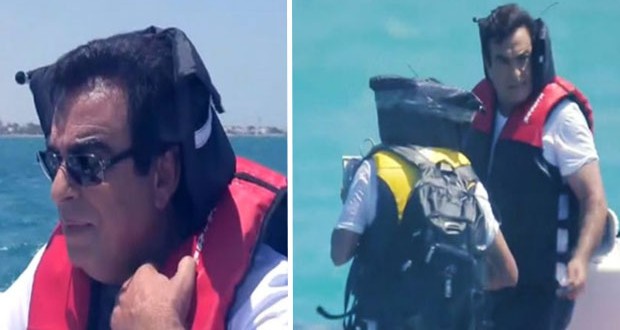 بالفيديو: جورج قرداحي شتم رامز جلال وضربه بقوّة في “رامز قرس البحر”