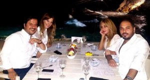 بالصورة: رامي عياش وداليدا في عشاء مميّز مع جان ماري رياشي وزوجته