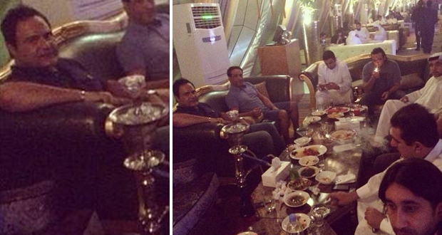 بالصورة: عاصي الحلاني مع أصدقائه في أمسية رمضانية مميّزة في دبي