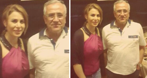 بالصورة: فيفيان مراد مع رئيس الجمهورهية السابق ميشال سليمان