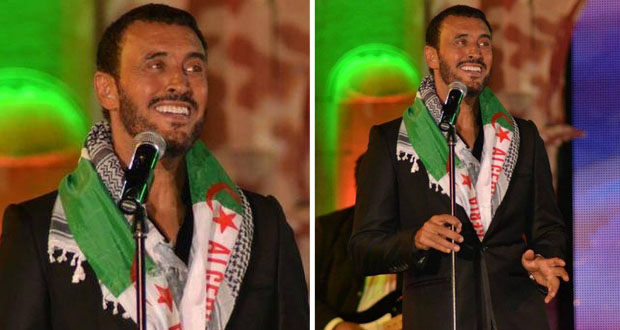 بالصور: كاظم الساهر أشعل مهرجان جميلة في الجزائر من أجل فلسطين