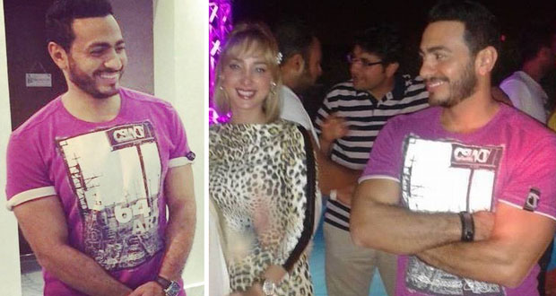 بالصور: تامر حسني إحتفل بعيد ميلاده مع زوجته وسط الأصدقاء ومن بتجرد أطيب التمنّيات