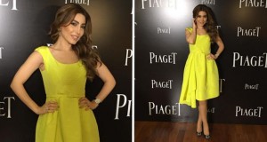 بالصور: يارا تألّقت بالأصفر في حفل Piaget في دبي
