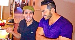 تامر حسني يعايد صديقه أحمد عصام بعيد ميلاده بكلمات من القلب