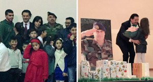 راغب علامة إحتفل بالعيد مع عائلات وأطفال شهداء الجيش اللبناني
