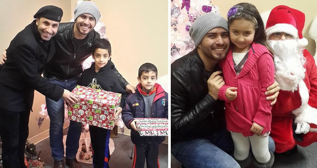 ستار سعد يتميّز بإنسانيّته ويزرع الفرحة في نفوس أطفال العراق