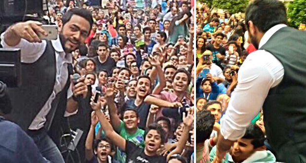 تامر حسني رمز الطموح والنجاح بحضور أكثر من 10 آلاف شخص – بالفيديو