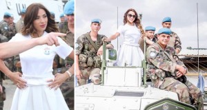 داليدا خليل تنضم للكتيبة الفرنسية من اليونفيل – بالصور