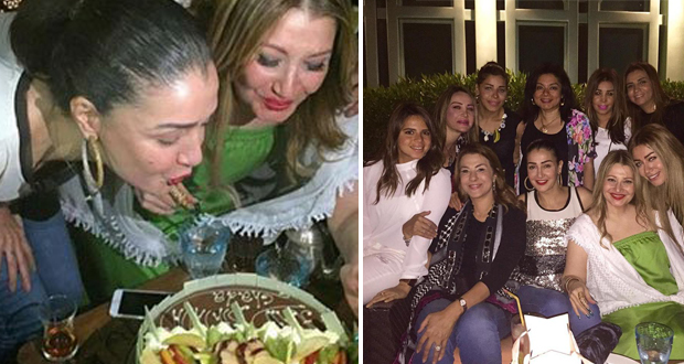كيف إحتفلت غادة عبد الرازق بعيد ميلادها؟ – بالصور