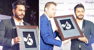 تامر حسني أول فنان عربي يحقق ١٠٠ مليون مستمع