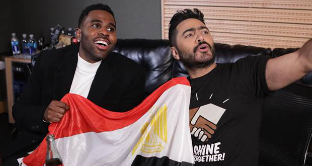 كوكا كولا تطرح أغنية تامر حسني وجيسون ديرولو لبطولة كأس العالم
