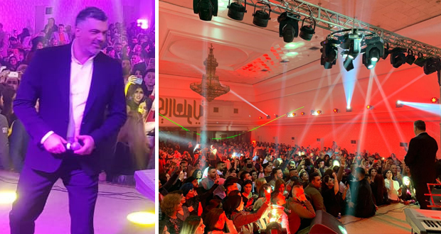 فارس كرم يشعل أجواء عيد الحب في أضخم حفلات العراق