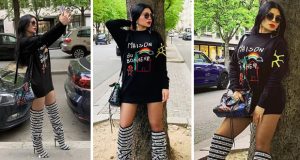 هيفاء وهبي تفيض جمالًا وأنوثة في شوارع باريس – بالفيديو والصور