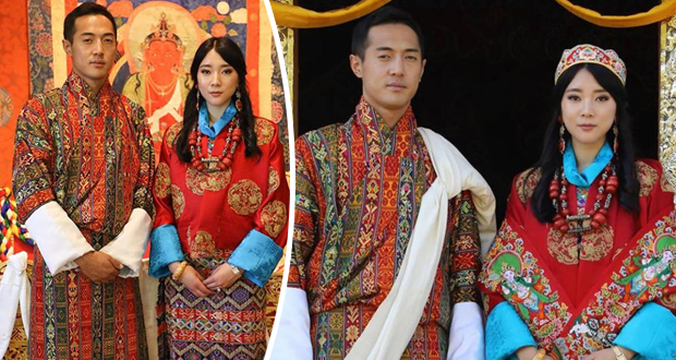 بالصور – زواج أميرة مملكة بوتان