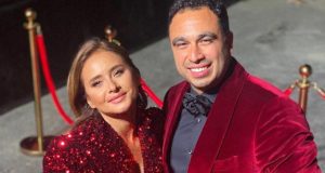 نيللي كريم تدعم شقيق زوجها في أول حفل له في مصر